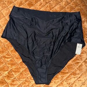 Black High-Waisted Aerie Bikini Bottom